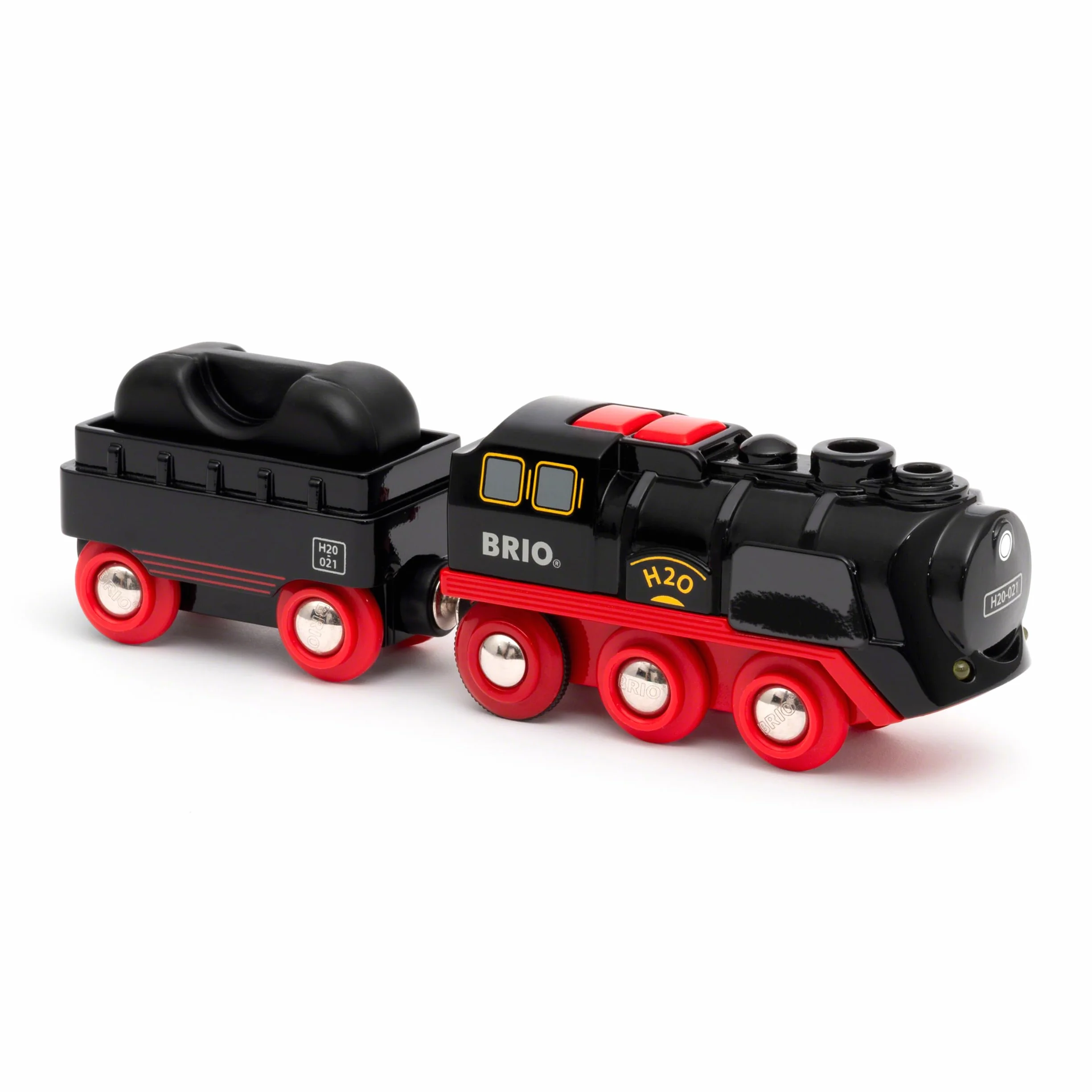 Brio World - Treno A Vapore A Batteria | Accessorio Pista Trenino | Trenino Albero Di Natale | Per Bambini Dai 3 Anni In Su | Compatibile Con Tutti I Prodotti Brio | Regalo Bambini