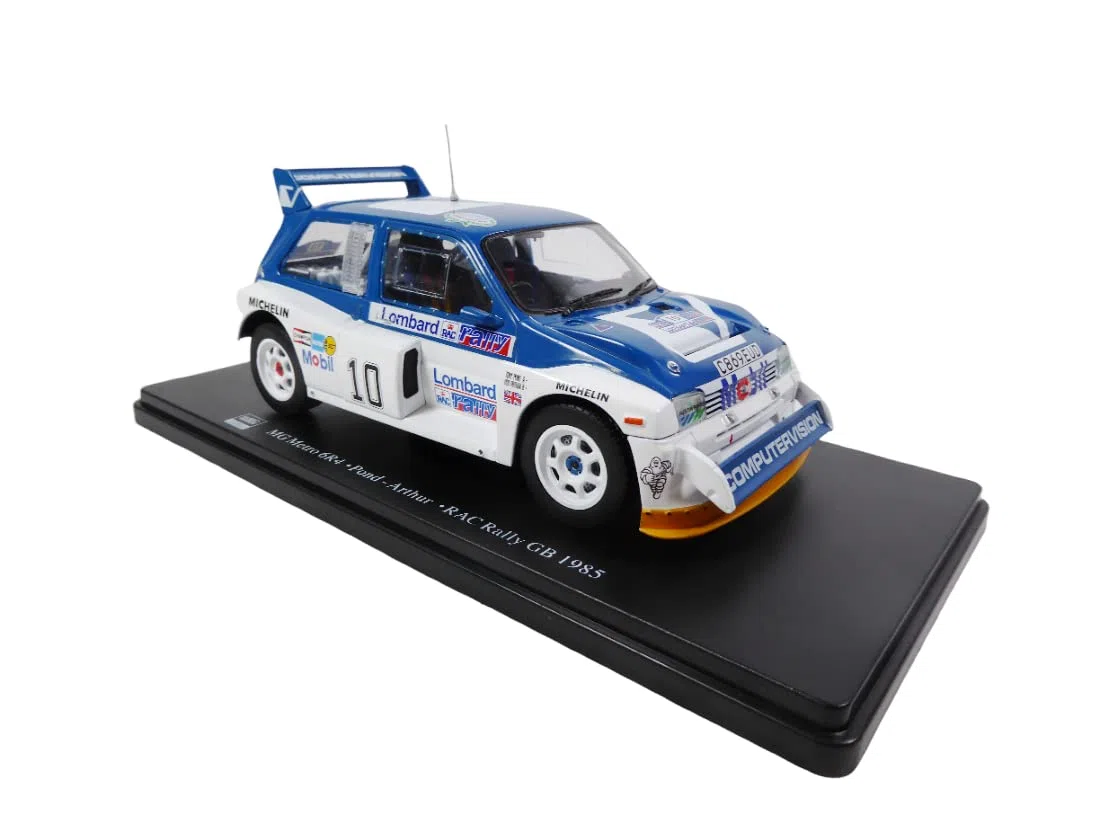 OPO 10 - Auto in Miniatura riprodotta in Scala 1/24 Compatibile per MG Metro 6R4 Pond - RAC Rally GB 1985 - RVQ21