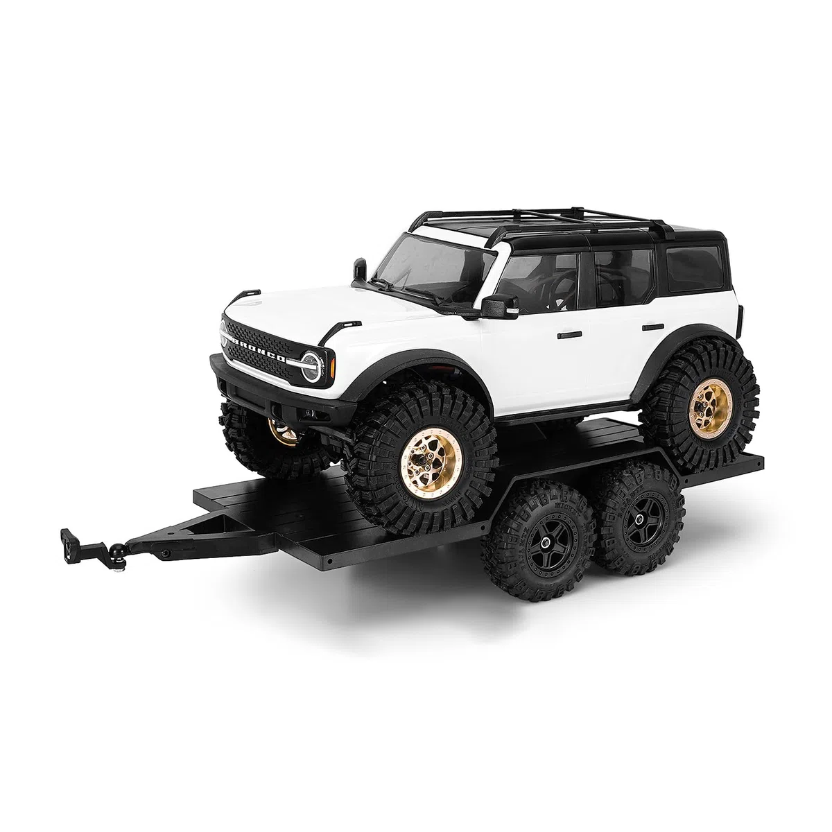 INJORA Rimorchio da Viaggio con Gancio per 1/18 RC Crawler TRX4M Upgrade