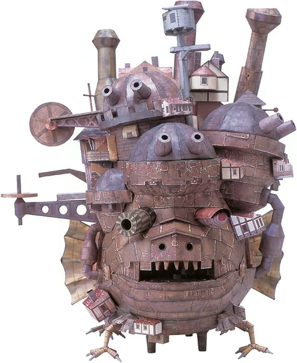 NZPOST Hayao Miyazaki Howl's Moving Castle Land Versione DIY Artigianato Carta Modello KIT