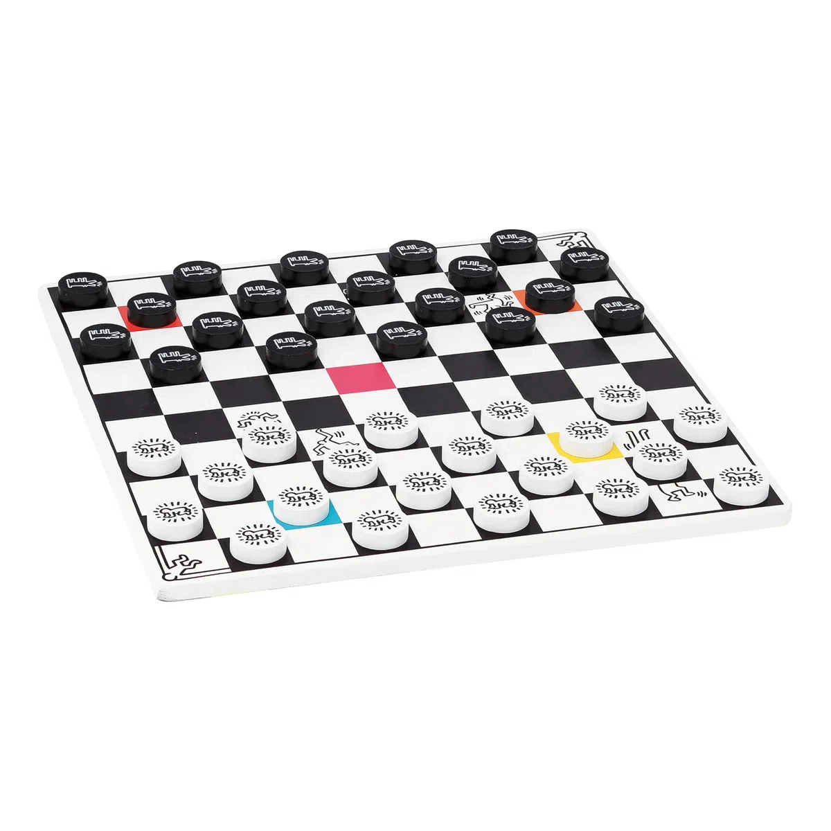 Vilac - Set di signore/Backgammon Keith Haring, 9228, multicolore