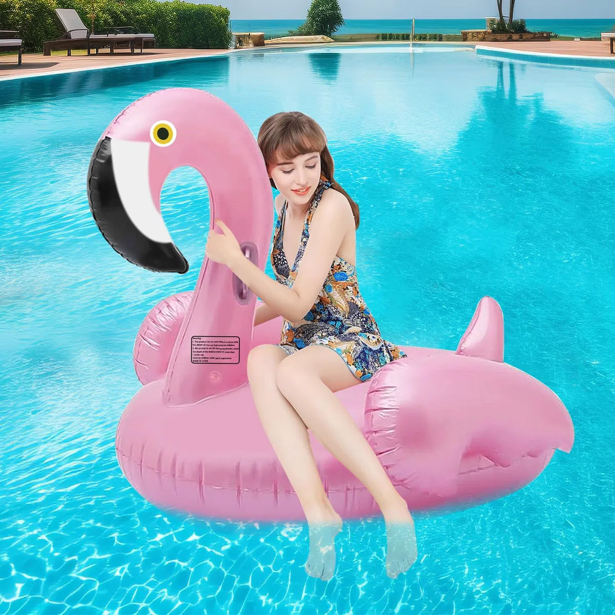 Einhorn Pool Float, Pool Floats Ideal für Schwimmen am Strand am Meer, Pool Party Spielzeug