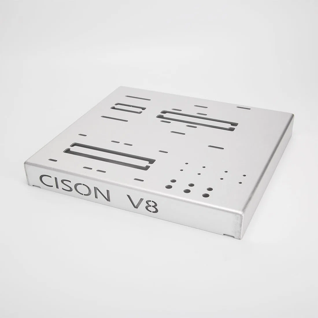 CISON-V8 - Kit modello motore con accessori, motore OHV V8 in metallo 44 CC in scala 1/6, raffreddato ad acqua, kit modello di motore a 4 tempi, modello di esperimento fisico per adulti
