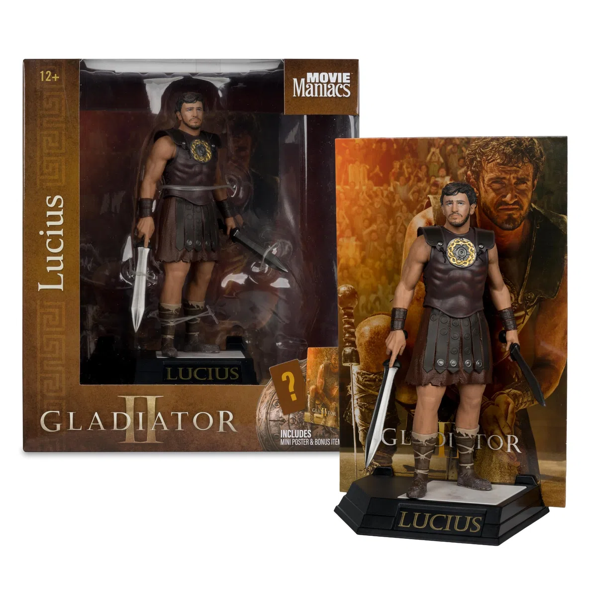 McFarlane Lucius (Gladiator II) 15,2 cm giocattoli in posa