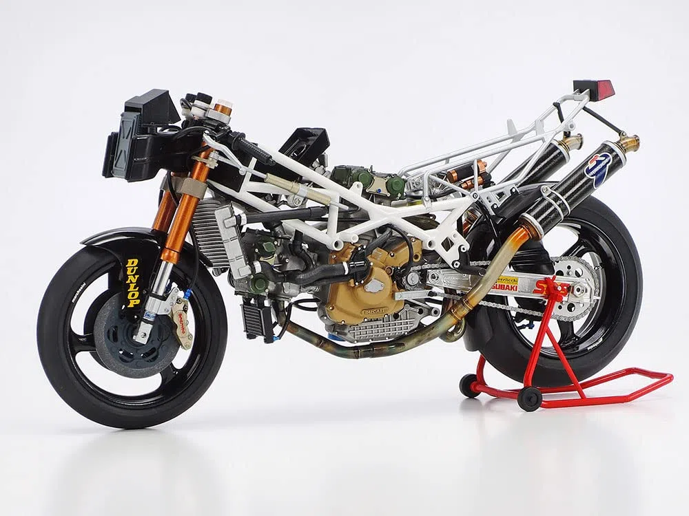 Tamiya 4950344992546 300014063-1:12 Ducati 888 Superbike 1993, Rosso