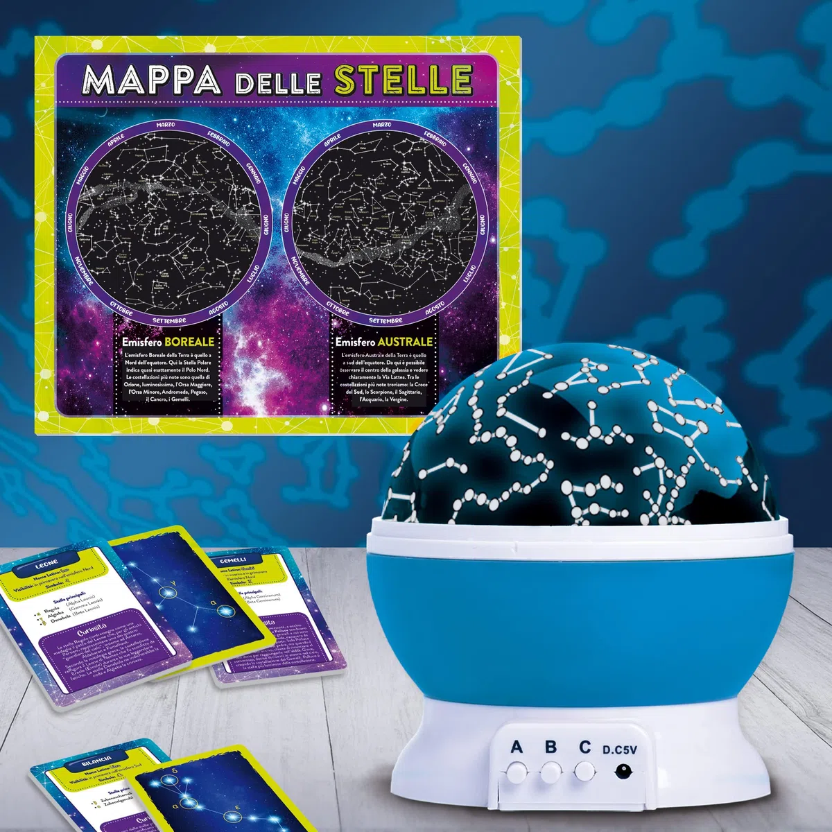 Liscianigiochi, I'm a Genius La Scienza delle Stelle, Planetario Elettronico, Multicolore, 97555