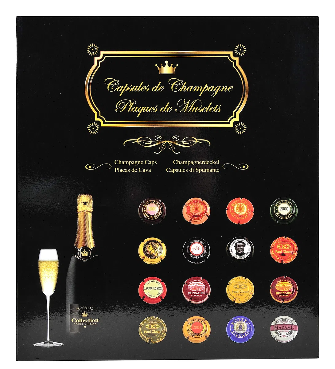 Exacompta 96110E Album da Collezione per 64 Capsule di Champagne - 29x32,5 cm