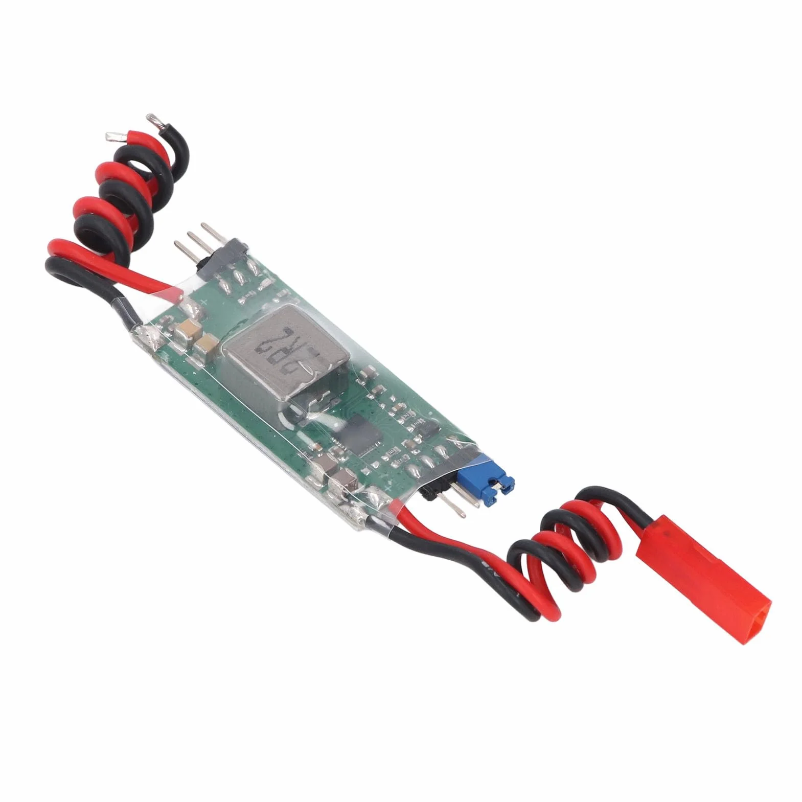 Modulo regolatore di tensione UBEC 8A - Rettificazione sincrona ad alta efficienza - Ingresso 7 V-25,5 V - Ideale per elicotteri RC e uso multi-servo - Dimensioni compatte da