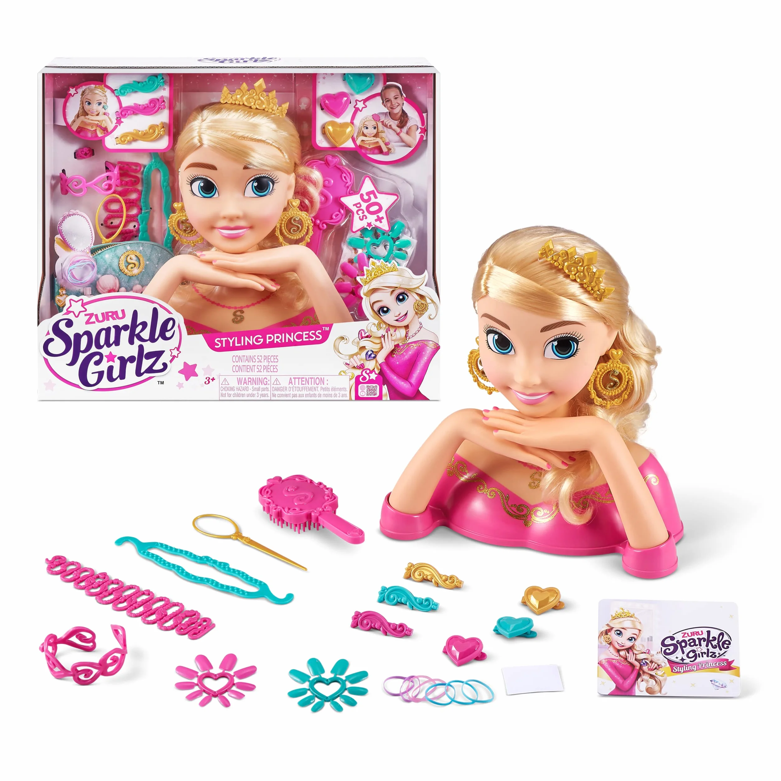 Sparkle Girlz ZURU 10025 - Testa per Capelli