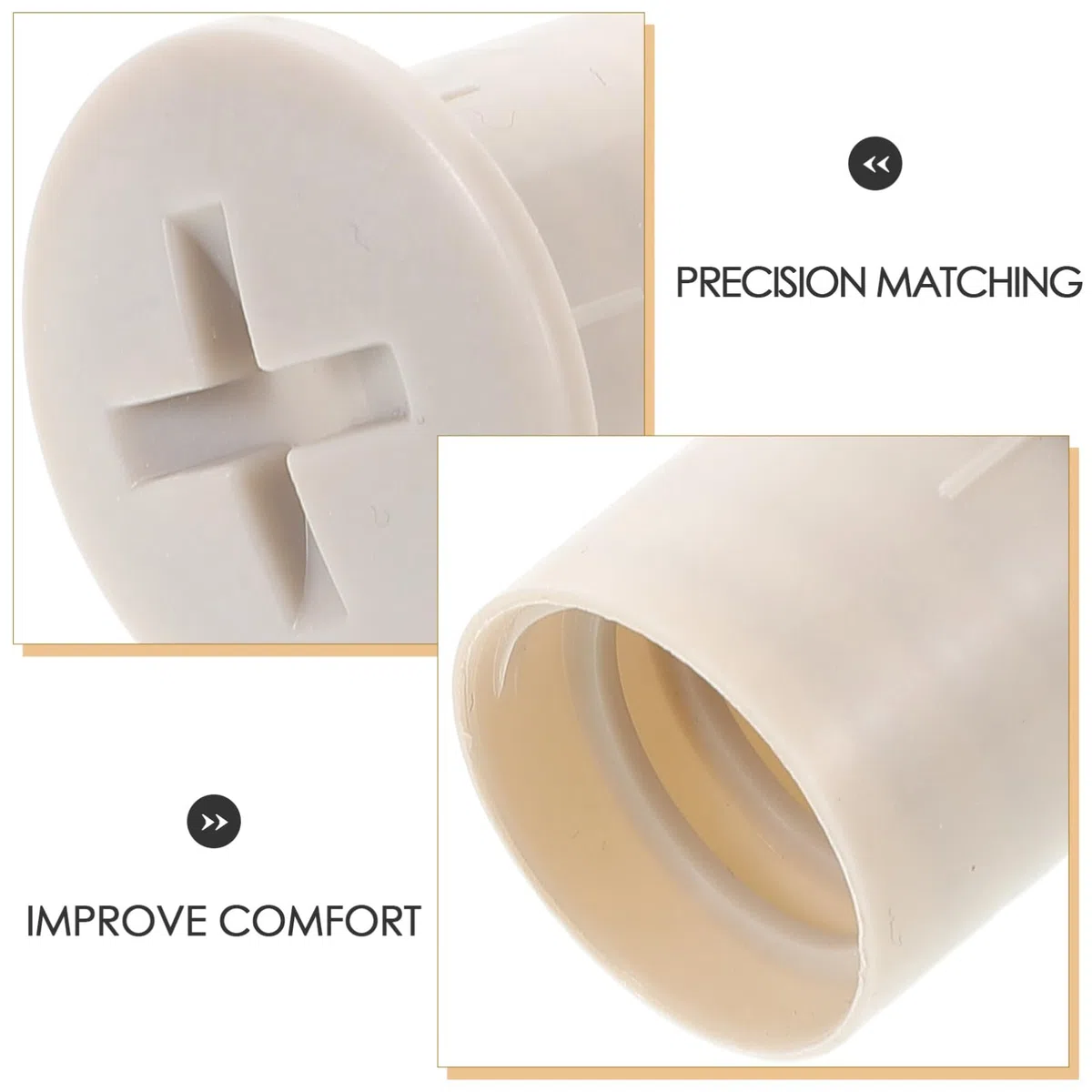 SUPVOX Set di 4 tappi per viti in plastica per scivoli per bambini, accessori per attrezzature da gioco, colore: grigio