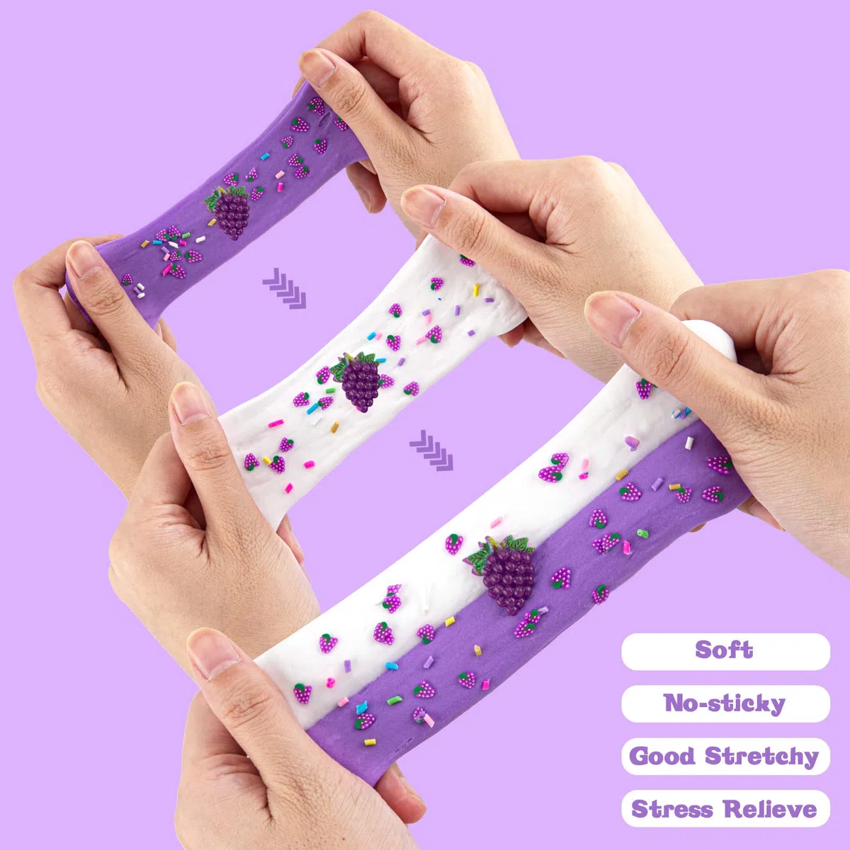 Kit 12 pezzi di Slime di burro, Melma Soffice di Gelato per Ragazze e Ragazzi di età 6 7 8 9 10, Bomboniera per Bambini, Idea Regalo per Compleanno Pasqua Natale Capodanno 831