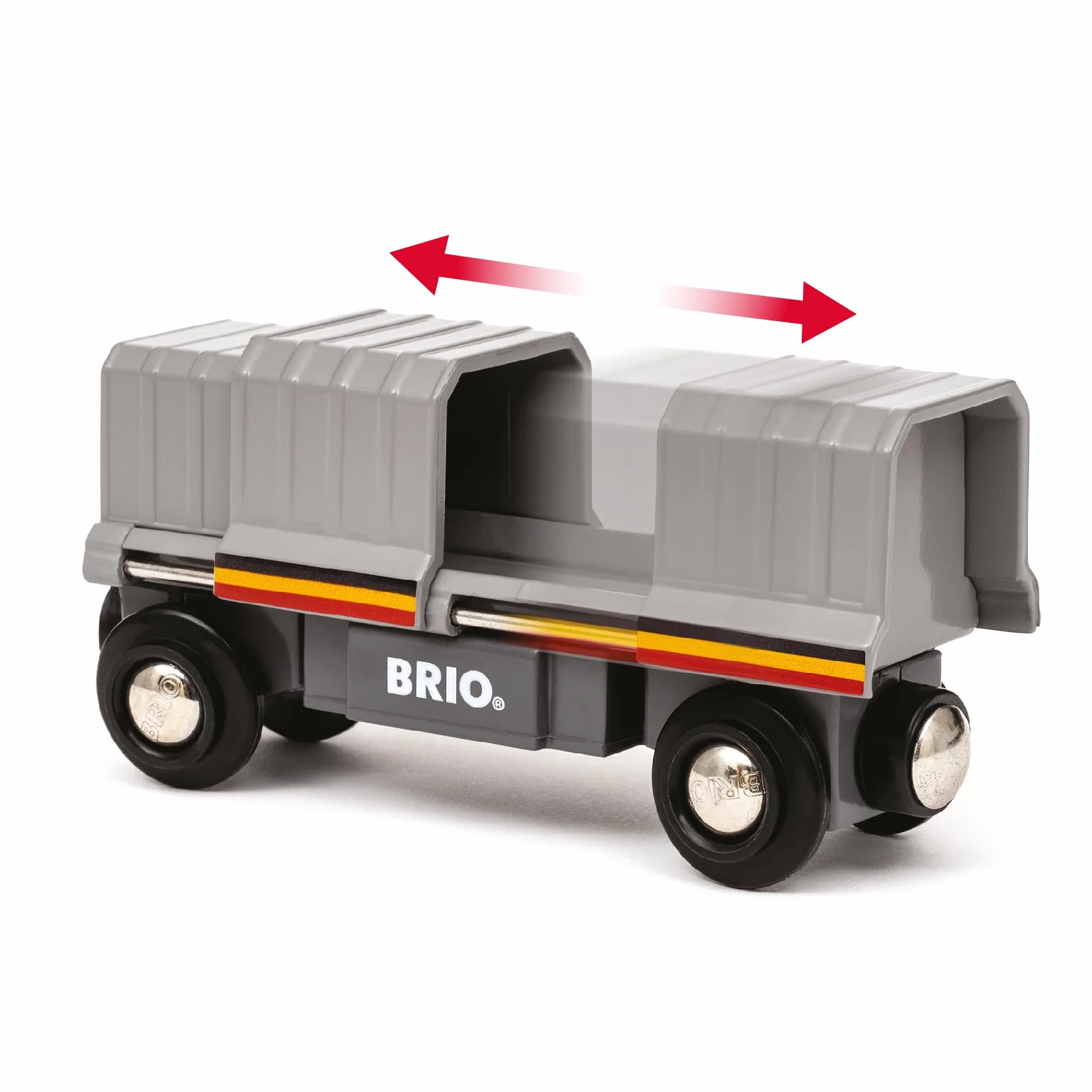 BRIO World - Treno Santa Fe, Treni del Mondo, Giocattolo per Bambini dai 3 Anni in su, 5 pezzi