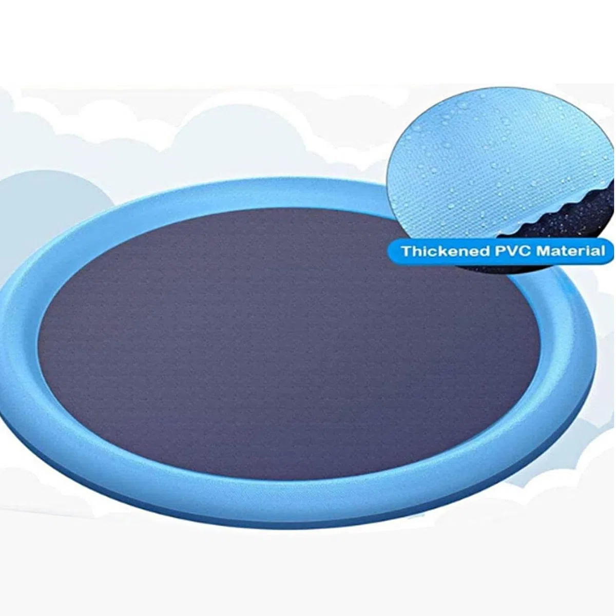 Tappetino Splash Per Cani,Tappeto gioco estivo - Tappeto Gioco Fontana Estiva - Per Bambini Maschi, Prescolari, Famiglie, Cortile, Asilo, Campeggio, Spiaggia, Patio, Giardino,