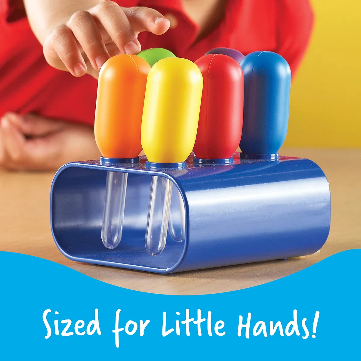 Learning Resources Contagocce Jumbo con Supporto Primary Science, Pipette Bambini, Giochi Causa Effetto, motricità fine, 3 Anni