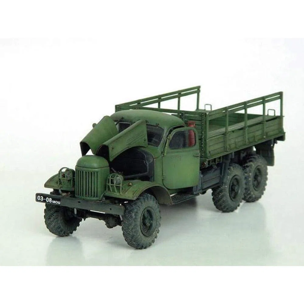 Trumpeter 01001 - Modellino di Furgone Militare sovietico ZIL-157 6x6