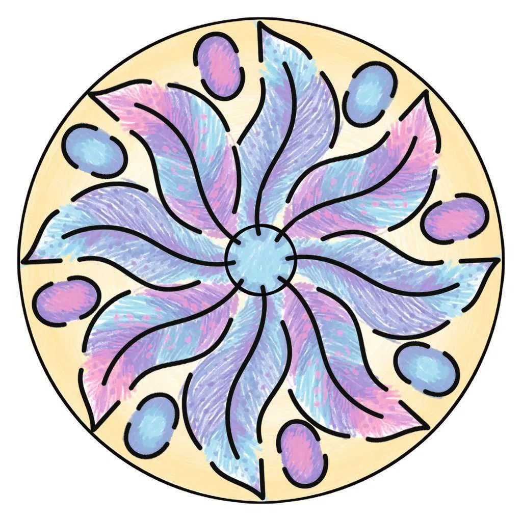 Ravensburger - Mandala Designer Midi, Boho Style Disegnare 6+ Anni, 200191