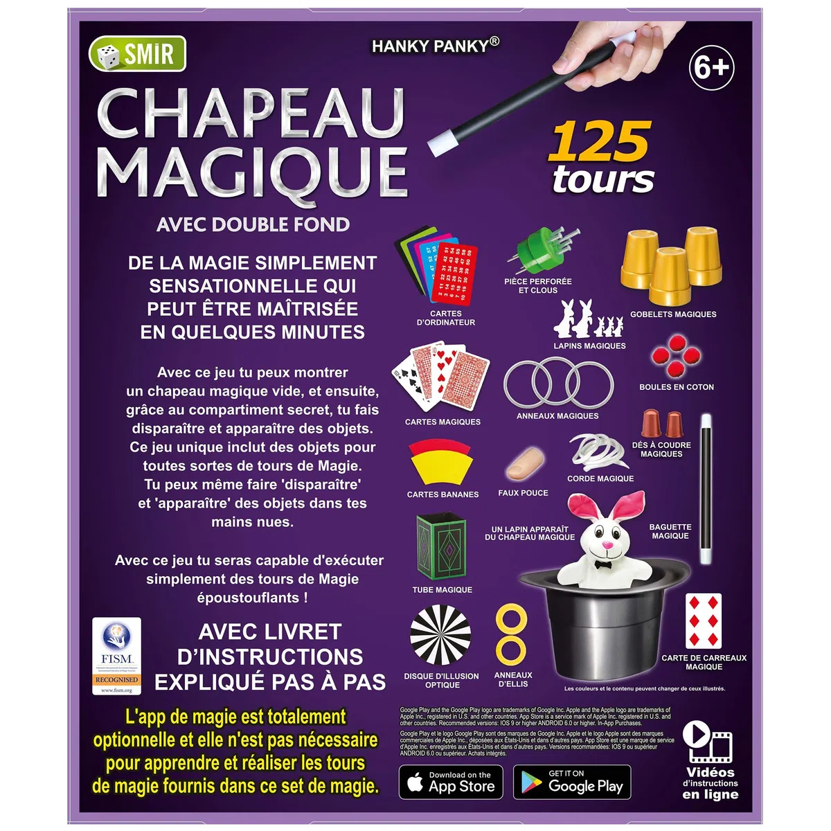 Grimaud Giochi da Societa-Mon Premier Cappello Magico-125 Tours, 8904, a Partire da 6 Anni