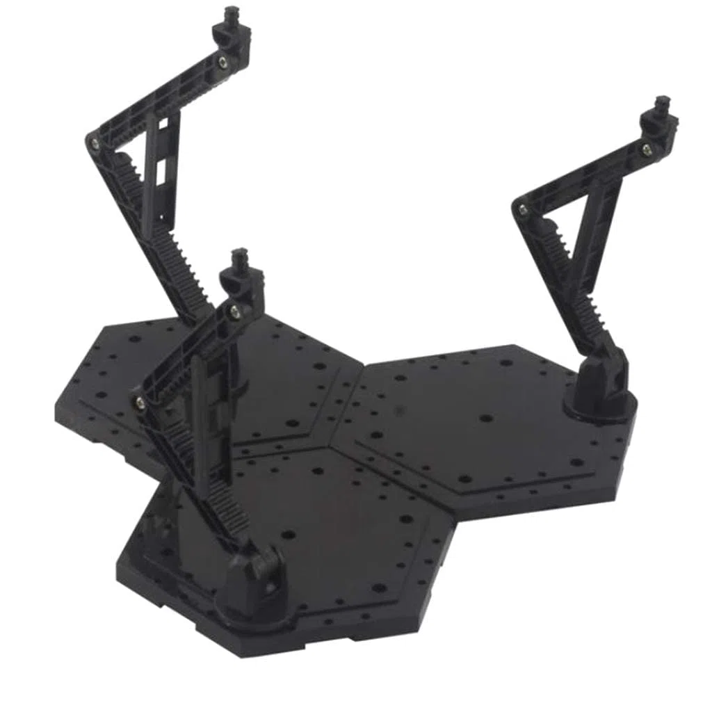 Zalati Supporto Universale per Modelli Gundam 1:144 - Stand Display Holder per Figure - Nero 21x21x18.5cm