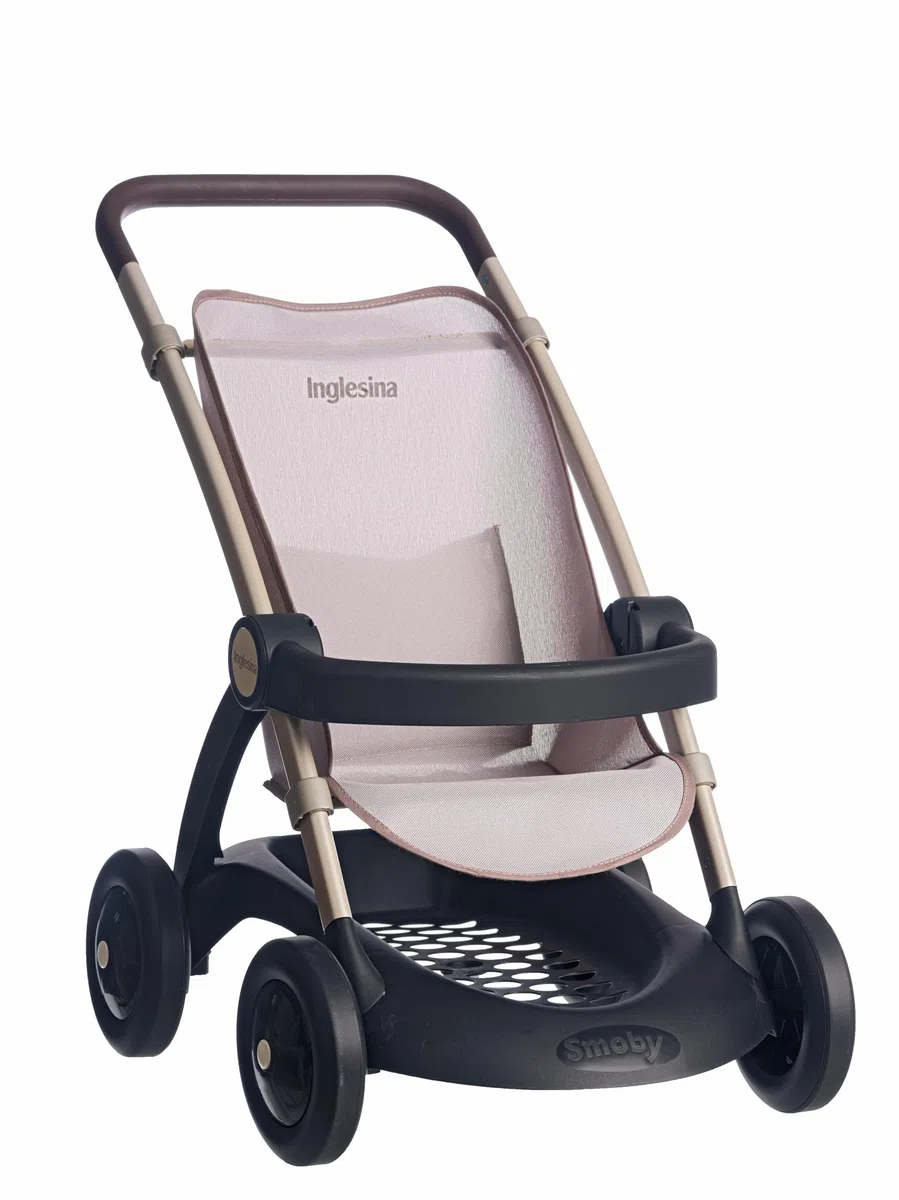 Smoby - Inglesina Passeggino Baby Iridio, telaio in metallo, seduta in tessuto, per bambini dai 18 mesi, 7600254083