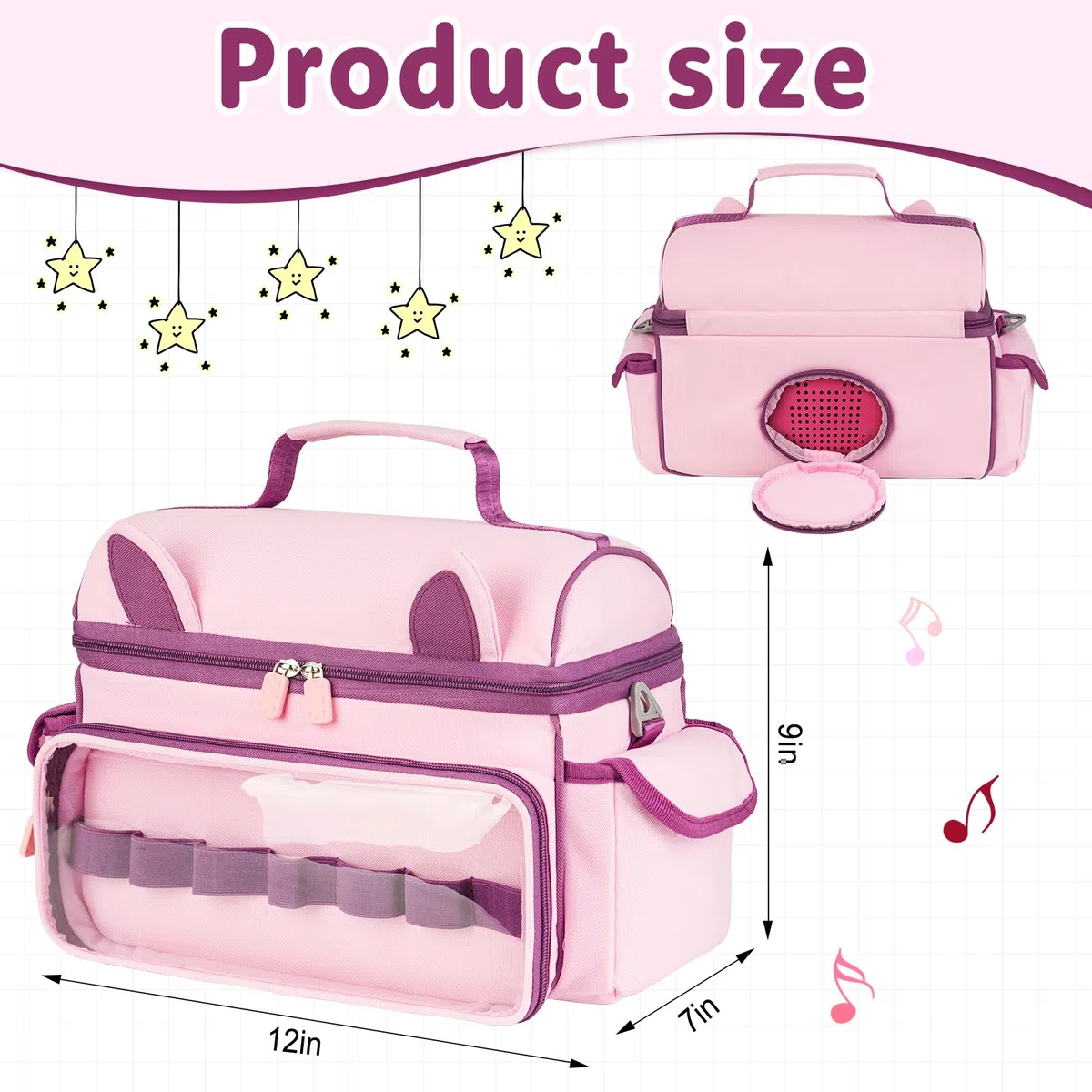 Toniebox Starter Set, borsa per il trasporto per Toniebox Audio Player, borsa per il trasporto per personaggi acustici Tonies e accessori, solo borsa