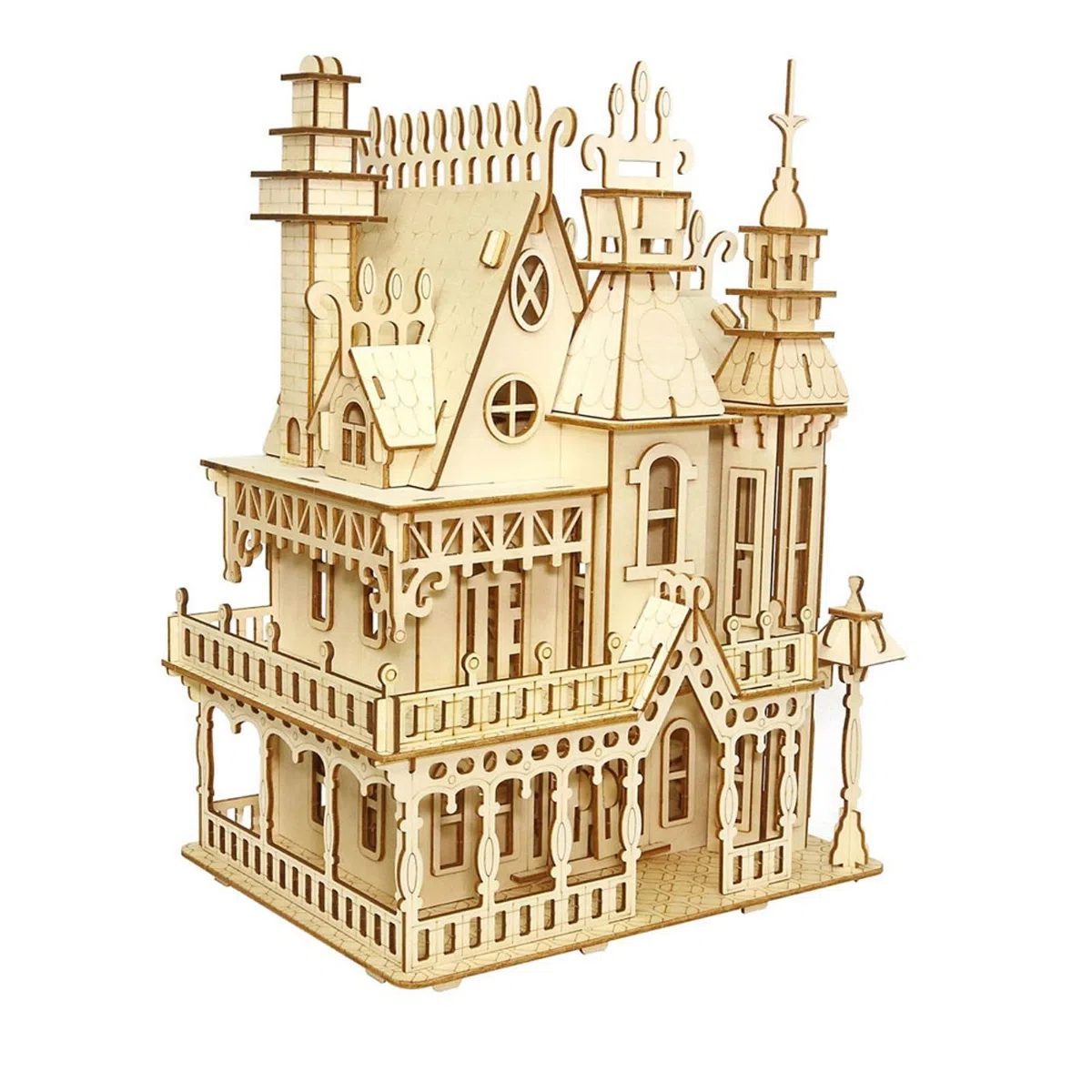 CUTEROOM Fantasy Villa - Kit di costruzione Woodcraft Camera Carina