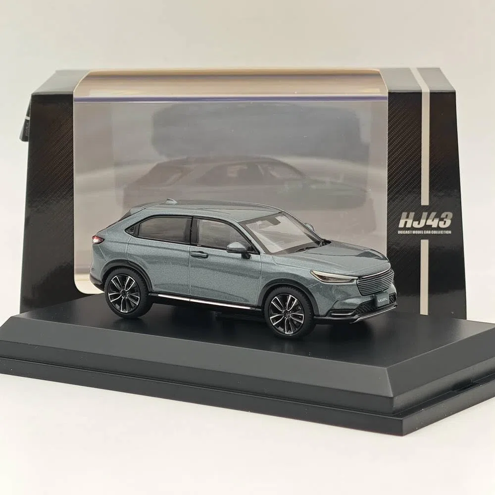 Hobby Giappone 1/43 VEZEL Meteoroid Grigio Metallic Diecast Modelli Auto Collezione Limitata Auto Giocattoli Regalo HJ431002GM