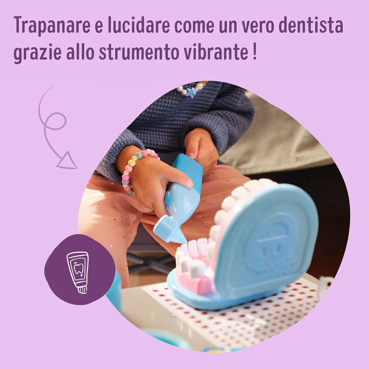 Melissa & Doug Set Per Piccoli Dentisti - Gioco Dentista con Attrezzi, Valigetta Medico, Giocattolo Educativo, Giochi di Imitazione Montessori, Regalo per Bambini e Bambine, 3+ Anni