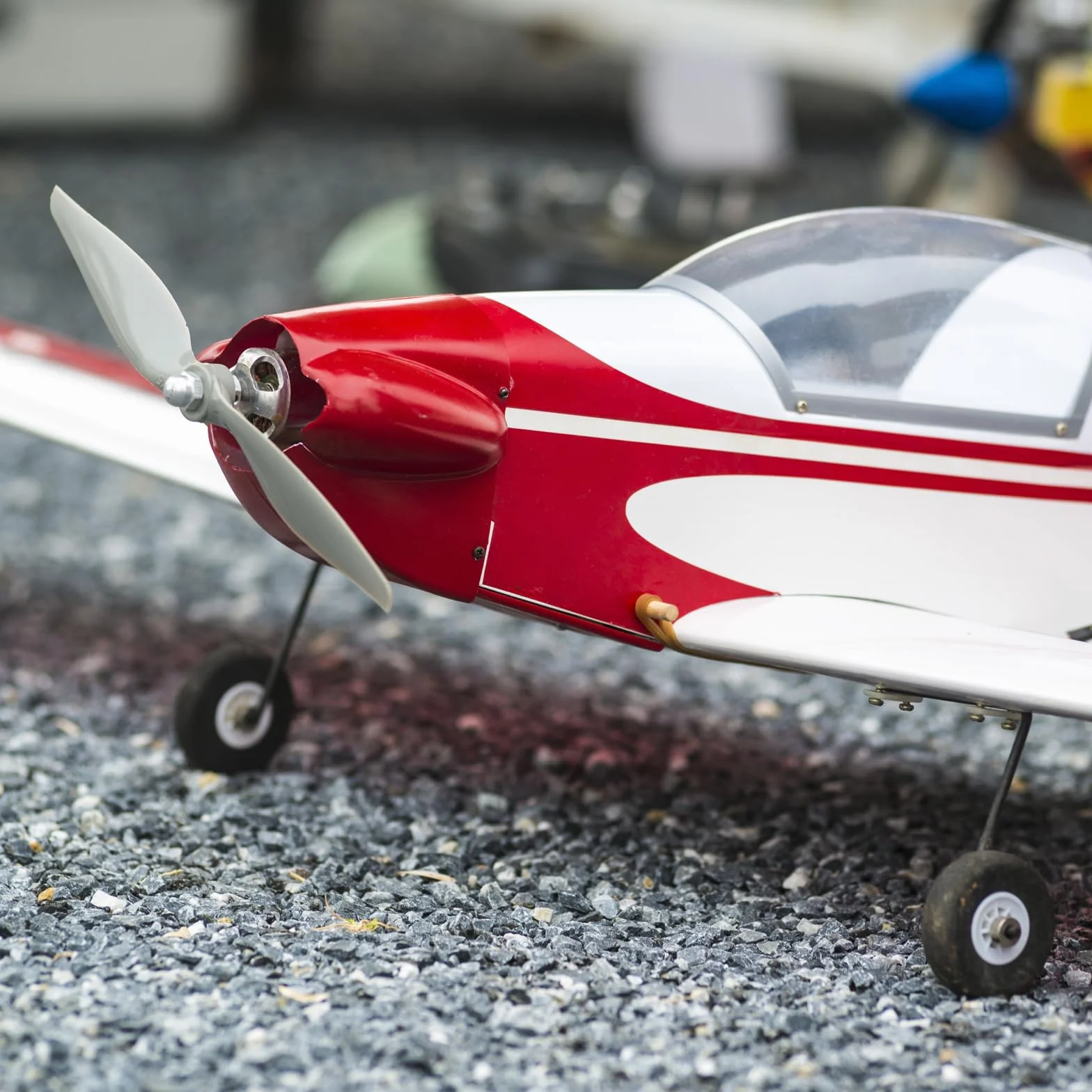QUARKZMAN 5pz 8x4" Elica RC Eliche 2 Pale Grigie con Ring Adattatori per Sostituzione Elica RC Aeroplano Aereo