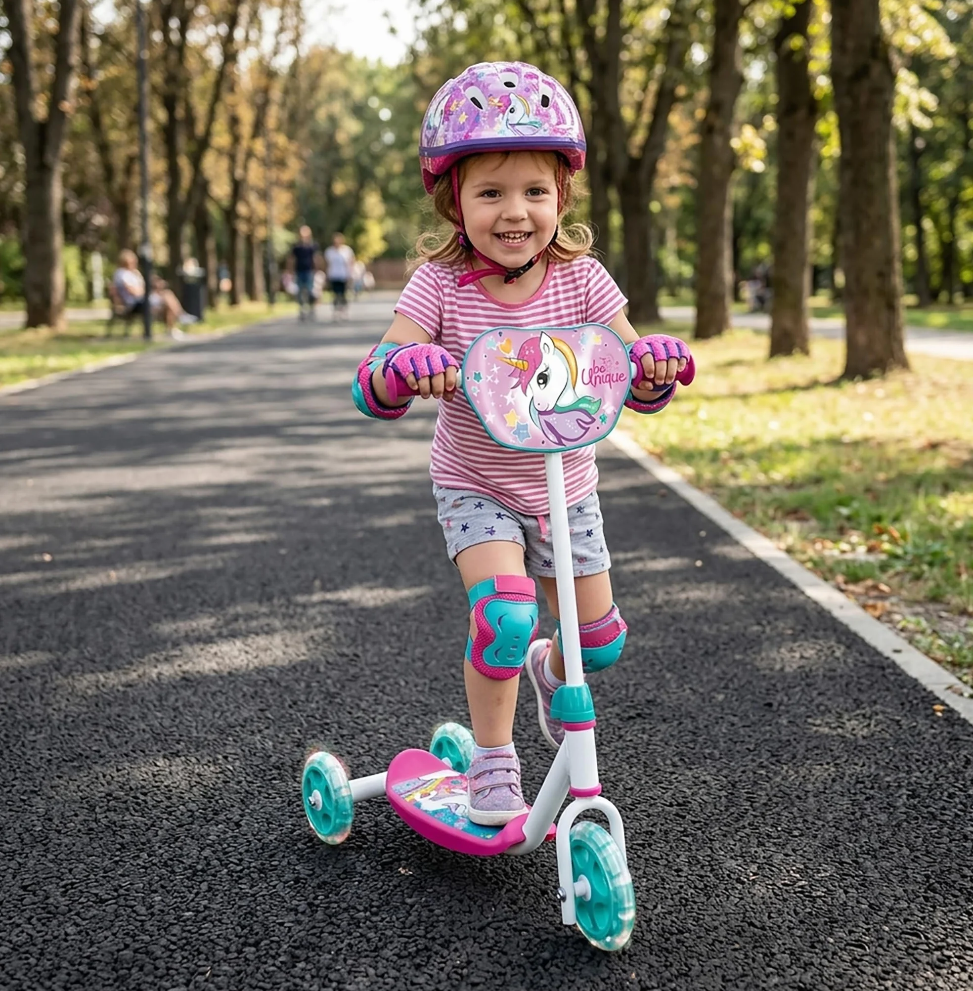 Mondo Toys - UNICORNO MONDO MY FIRST SCOOTER Monopattino Baby 3 ruote per bambini da 2 anni