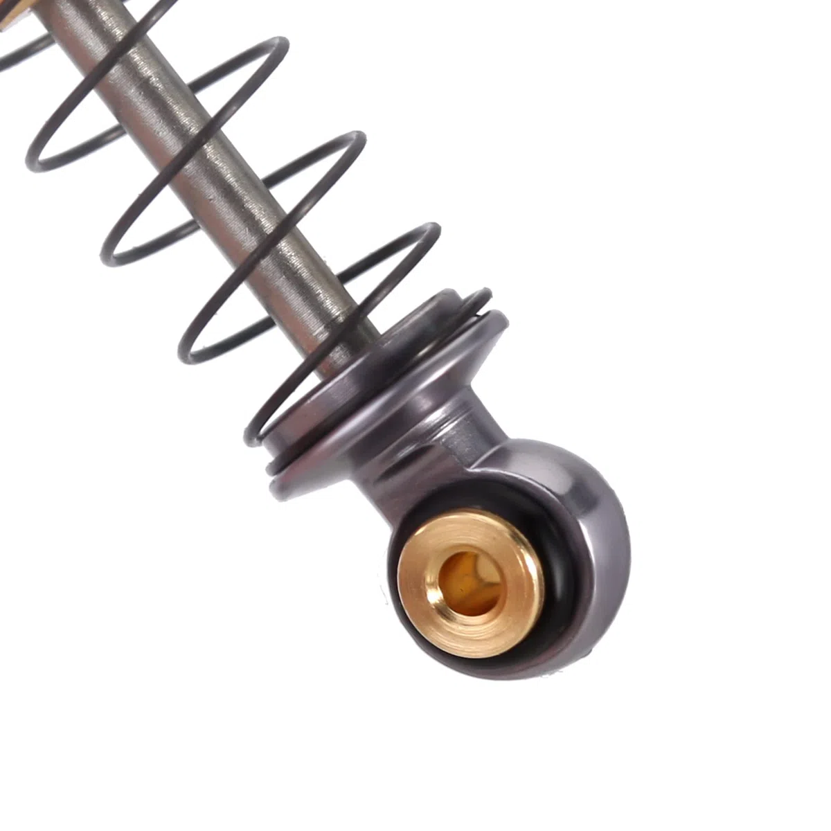 INJORA RC Ammortizzatori 39mm - Olio Shock Absorber Ammortizzatori Filettati Alluminio Upgrade Parts Tuning per Axial 1/24 RC Crawler Car SCX24 Gladiator Deadbolt C10 JLU B17,Grigio