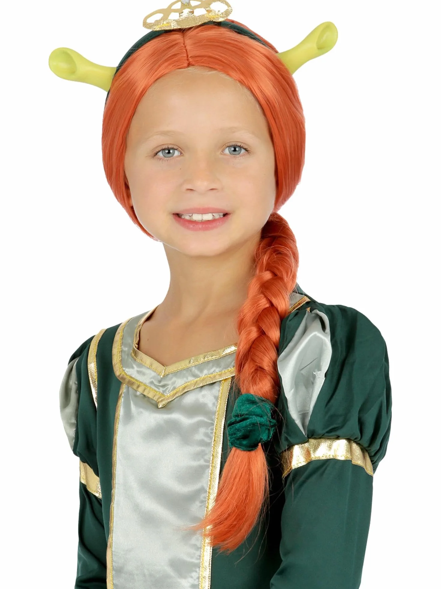 Smiffys Parrucca di Fiona di Shrek, Parrucca a treccia