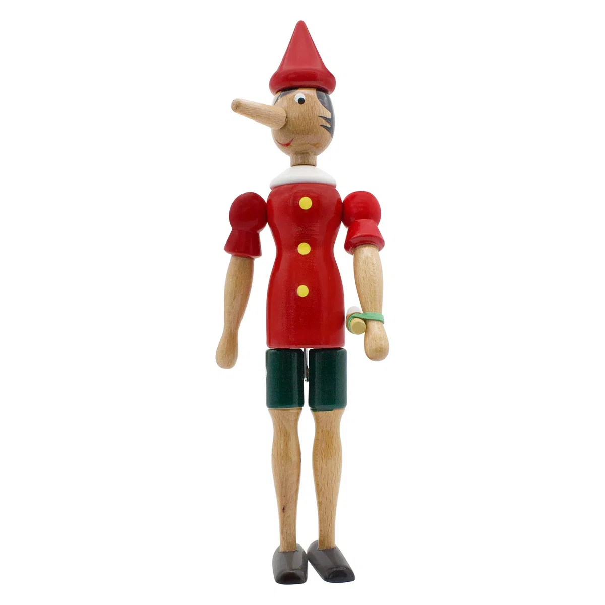 Gico - Pinocchio in legno, lunghezza: 38 cm. Fabbricato in Italia, 9013.