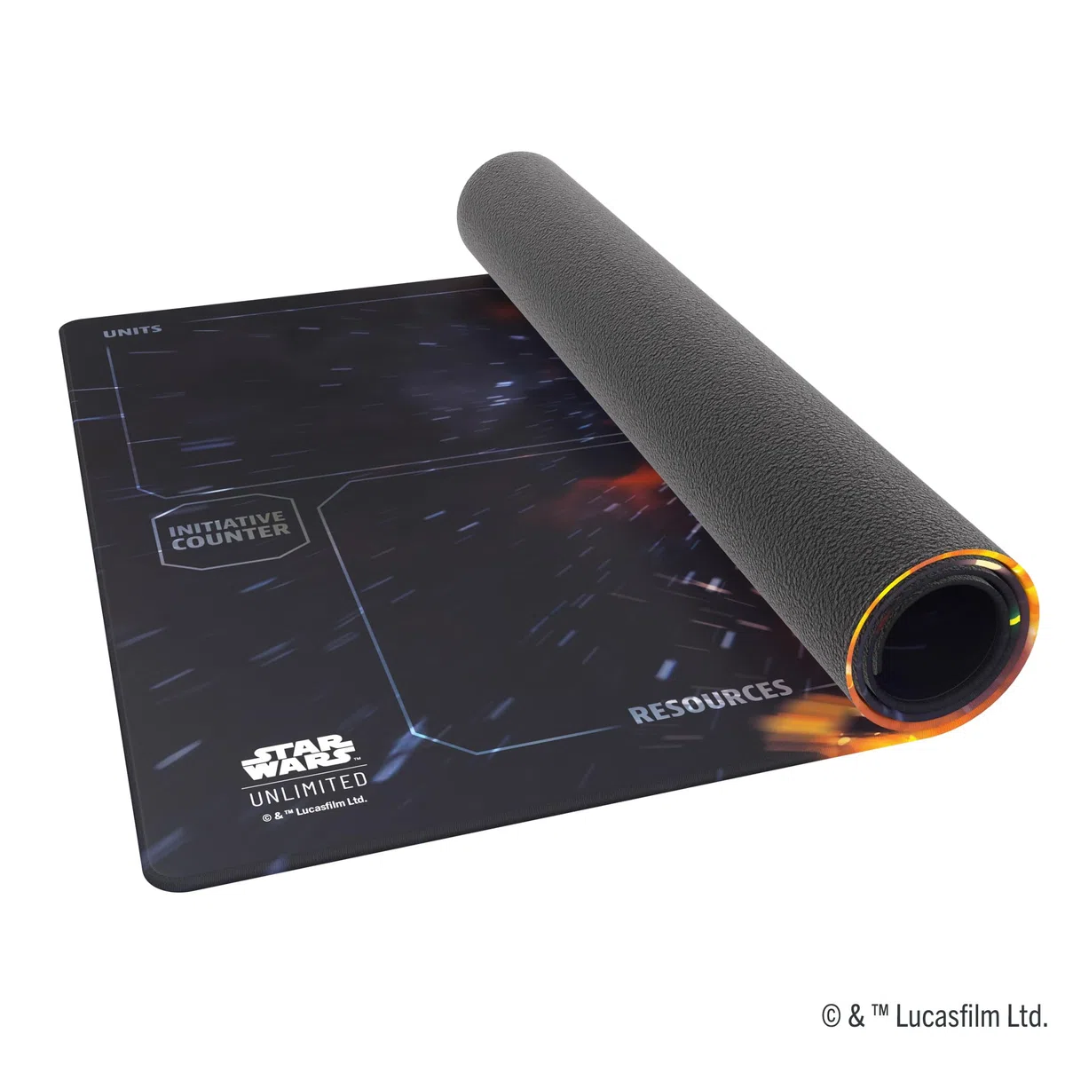 Gamegenic - Star Wars Unlimited Game Mat Xtra-Wide - Officially Licensed, Full-Color Printed, Playmat, Slip-Resistant 31.5" by 13.75" Rubber Mat, Designed for TCGs And LCGs