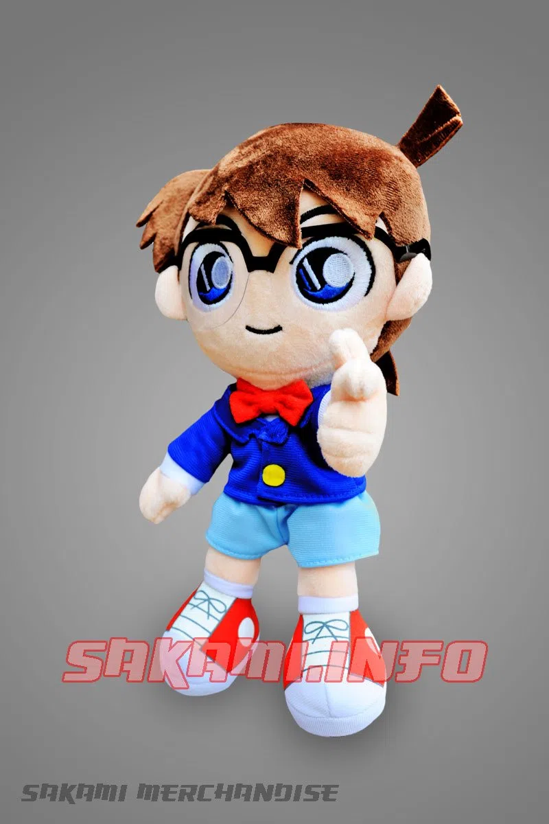 Detective CONAN - Conan Edogawa - Peluche Figurine (27cm) - Original & Licensed
