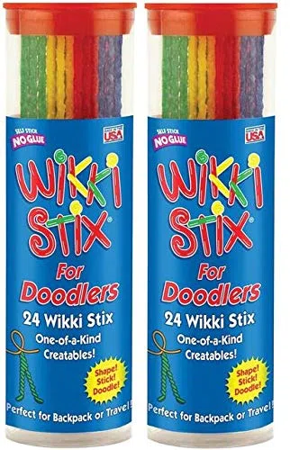 WikkiStix 101 per Doodlers Confezione da 2