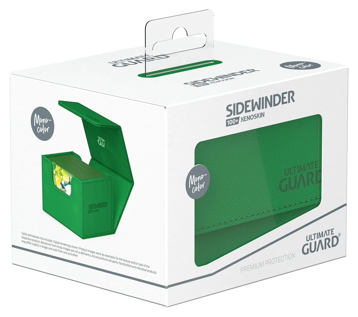 Ultimate Guard Sidewinder 100+ XenoSkin Monocolor Verde