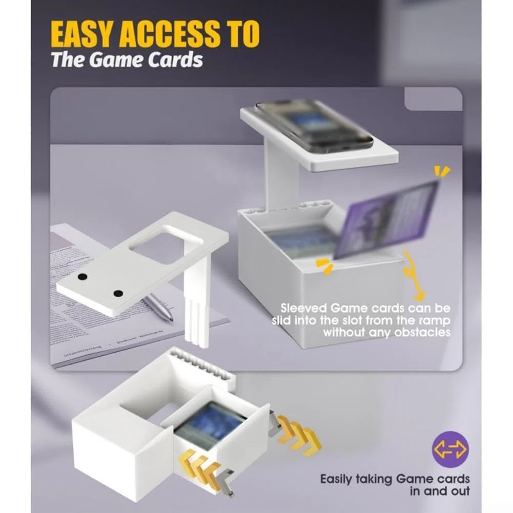 Per scanner MTG, Scanstand per carte collezionabili di dimensioni standard, per app Manabox, per collezionisti di giochi (18,2 x 9 x 18,2 cm)
