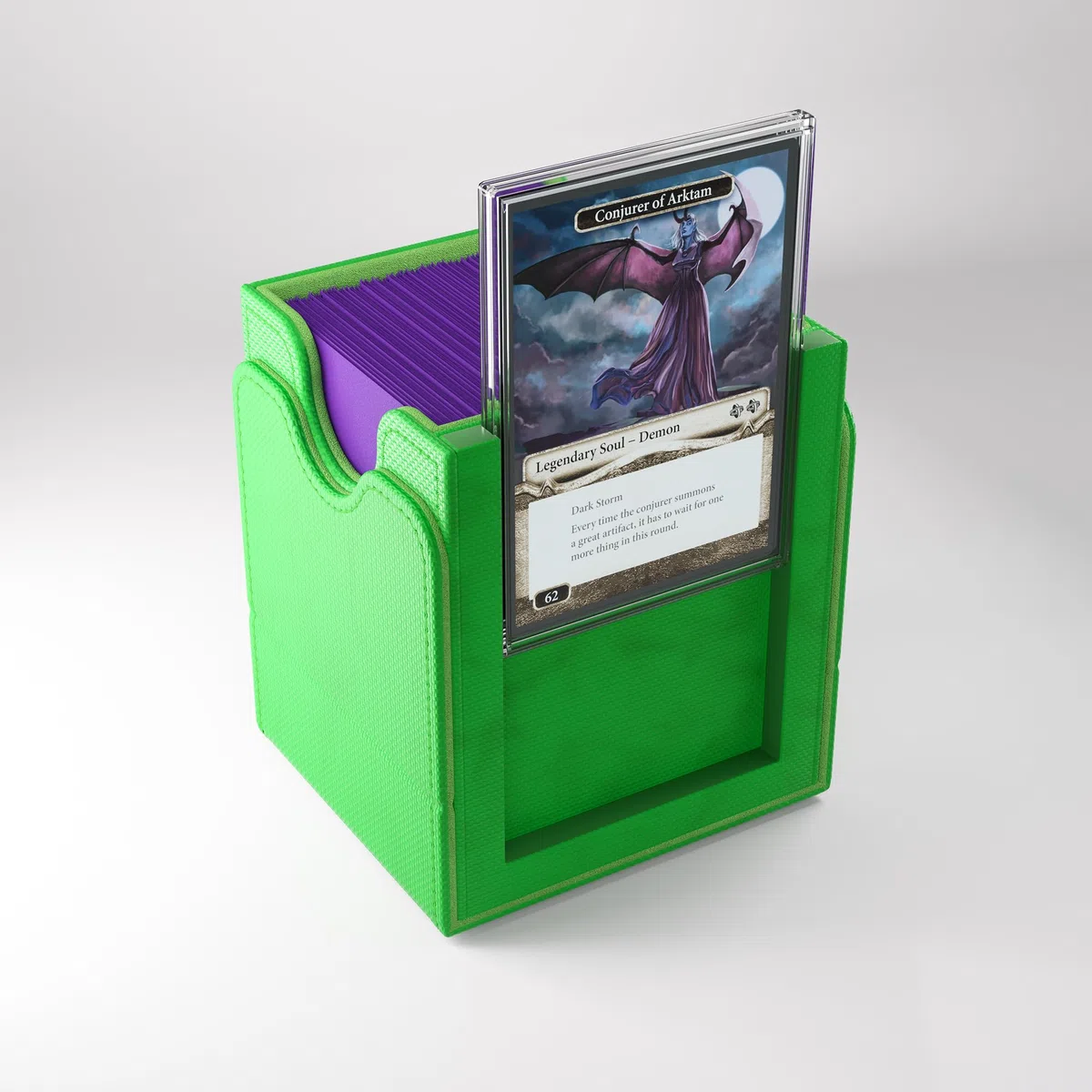 Gamegenic | Squire Plus 100+ XL Convertible Green Commander Deck Box | Porta carte