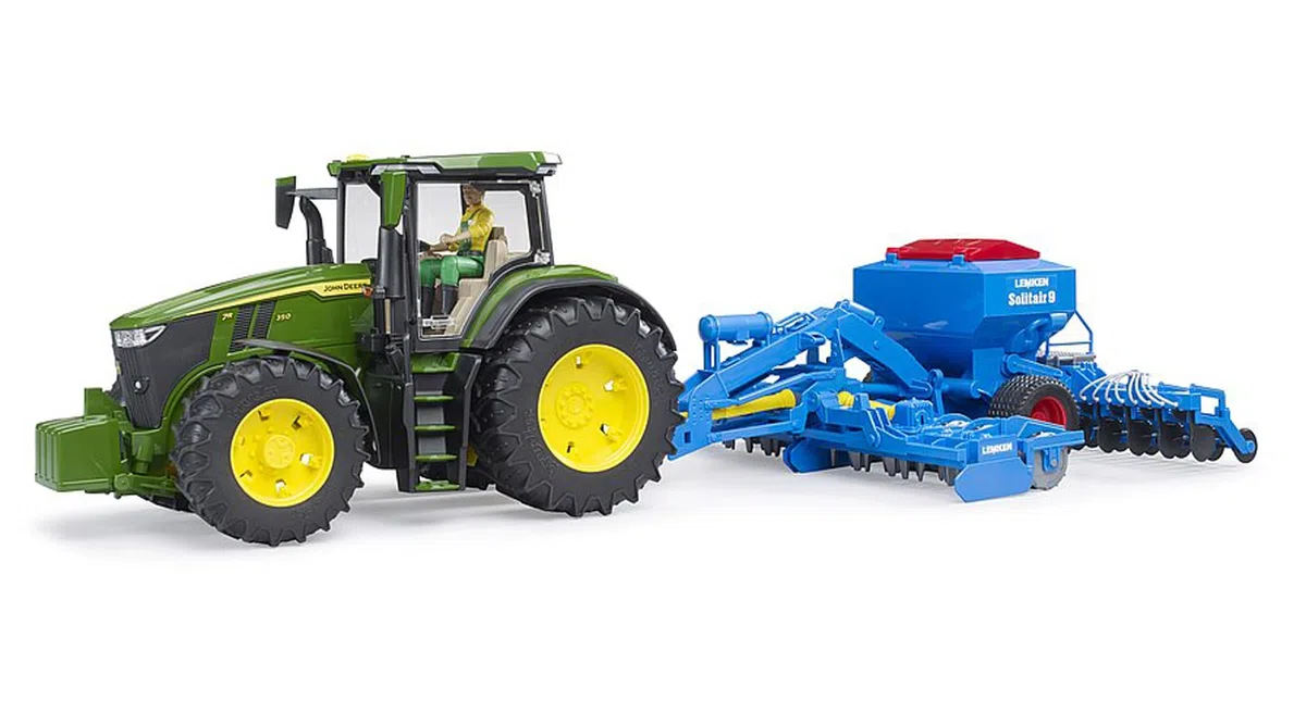 bruder 02026 - Lemken Solitair 9, rimorchio, fattoria, agricoltura, accessori per trattori