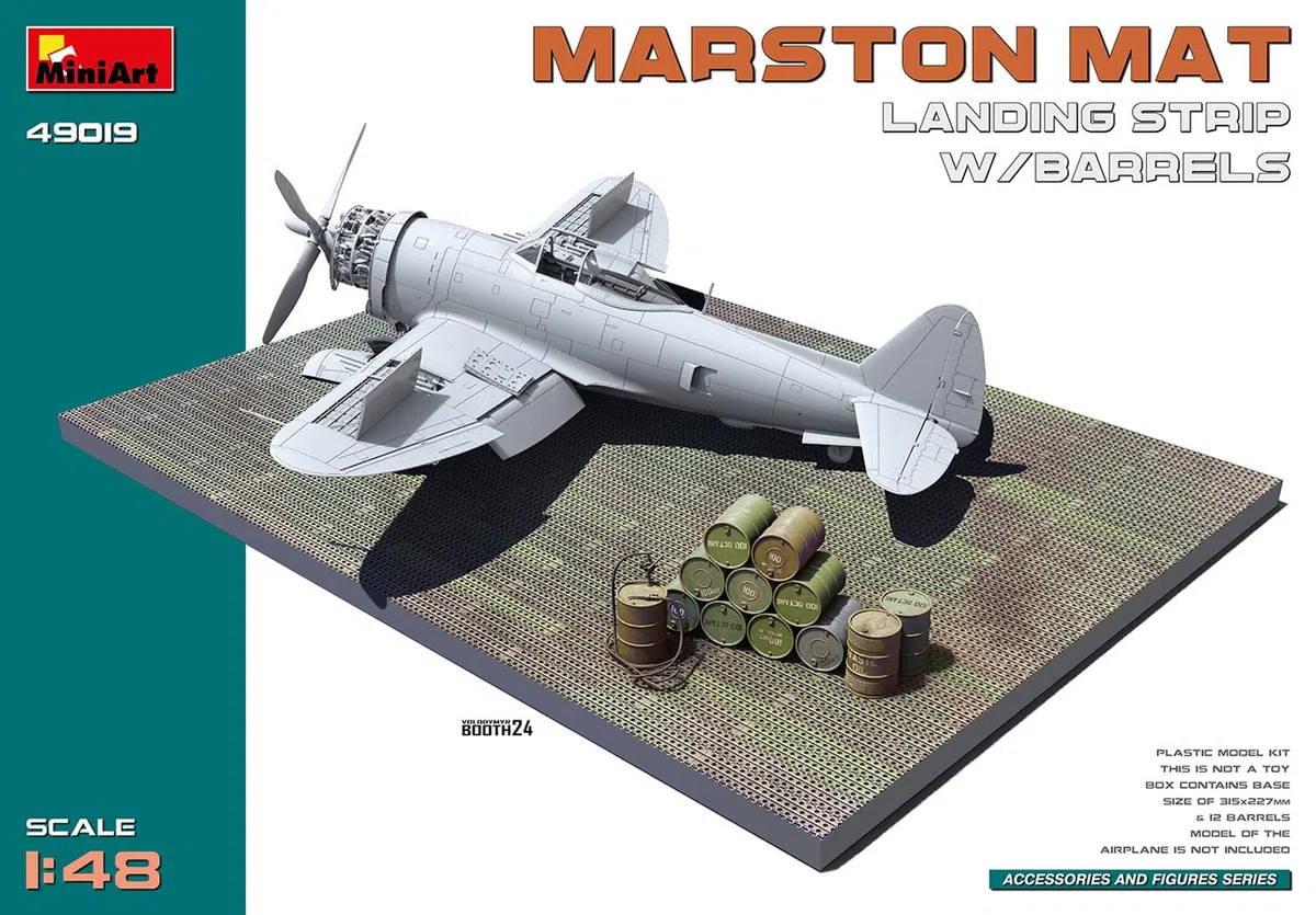 Mini Art 49019 1:48 Marston Mat attern con botti d'olio – riproduzione fedele del modellismo, kit di costruzione in plastica, fai da te, hobby, incollaggio, modellismo, assemblaggio, non verniciato