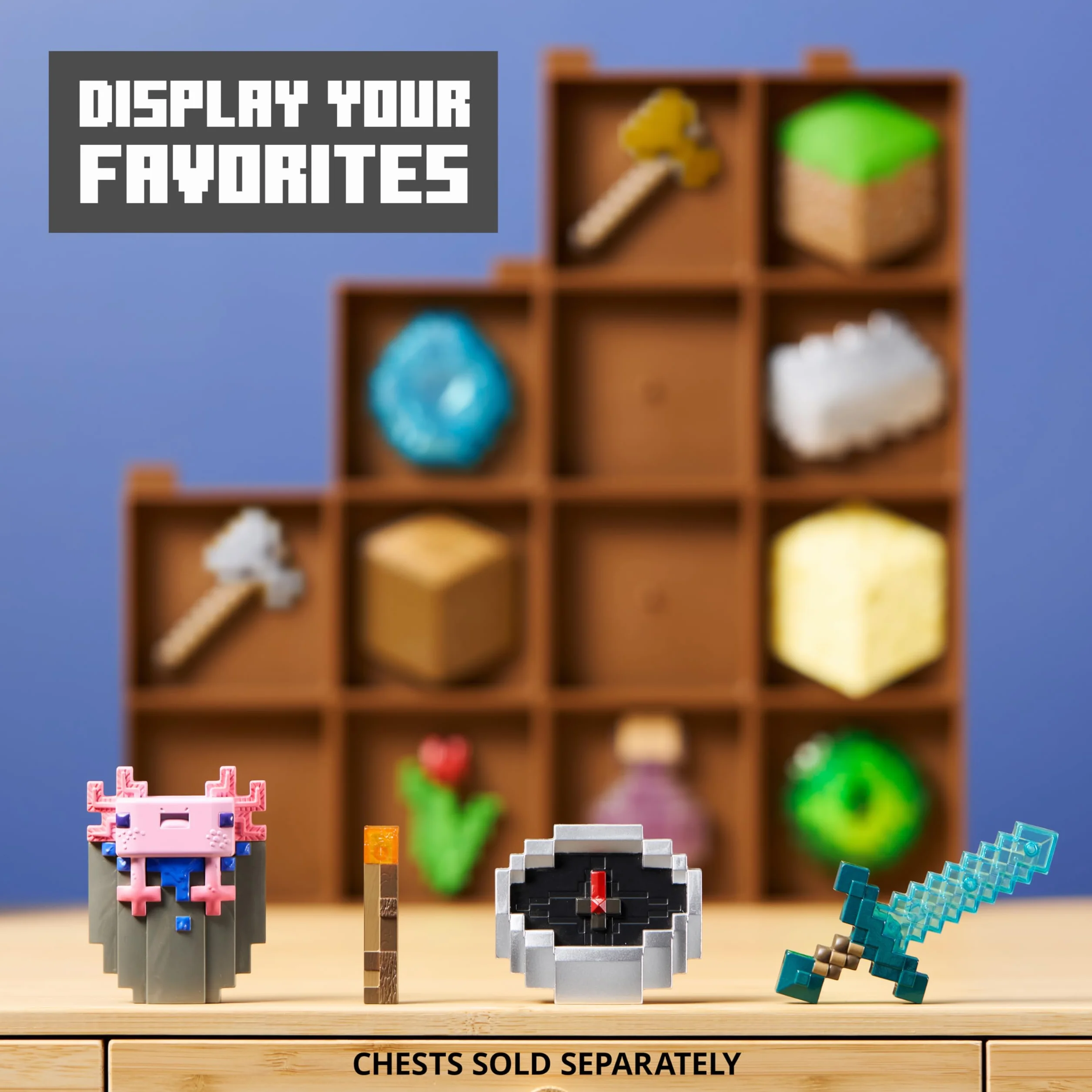 NOBLE Minecraft Set Loot Chest Caves 10Cm
