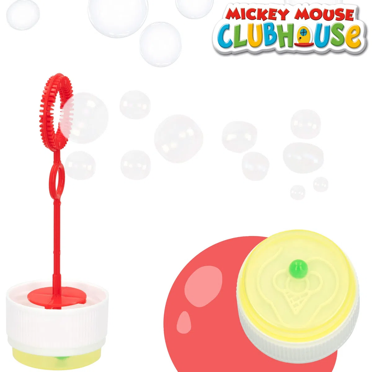 Dulcop- Mickey & Friends Bolle di Sapone Topolino Mickey Mouse (Conf. 36pz), Multicolore, 103.412000