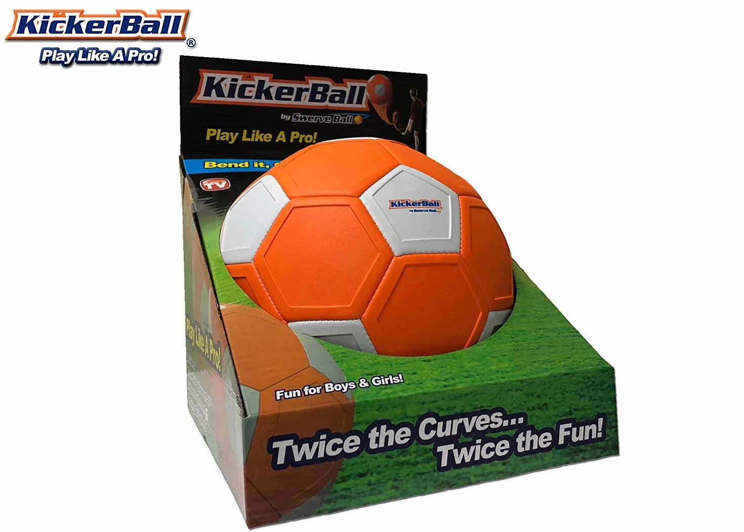 Kickerball - Curve and Swerve Football Pallone da calcio