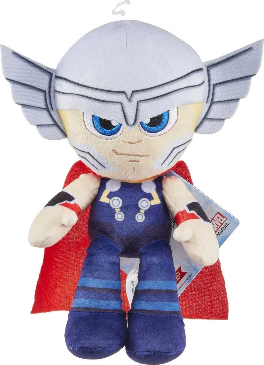 Personaggio di peluche Marvel, bambola morbida Thor da 20,3 cm, giocattolo da collezione, regalo per bambini e fan dai 3 anni in su