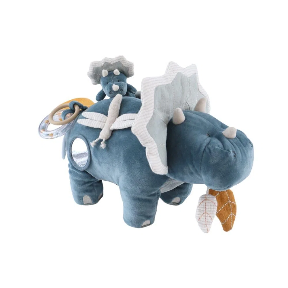 Noukie's - Peluche per Lo Sviluppo Ops - 40 cm - Veloudoux - Blu