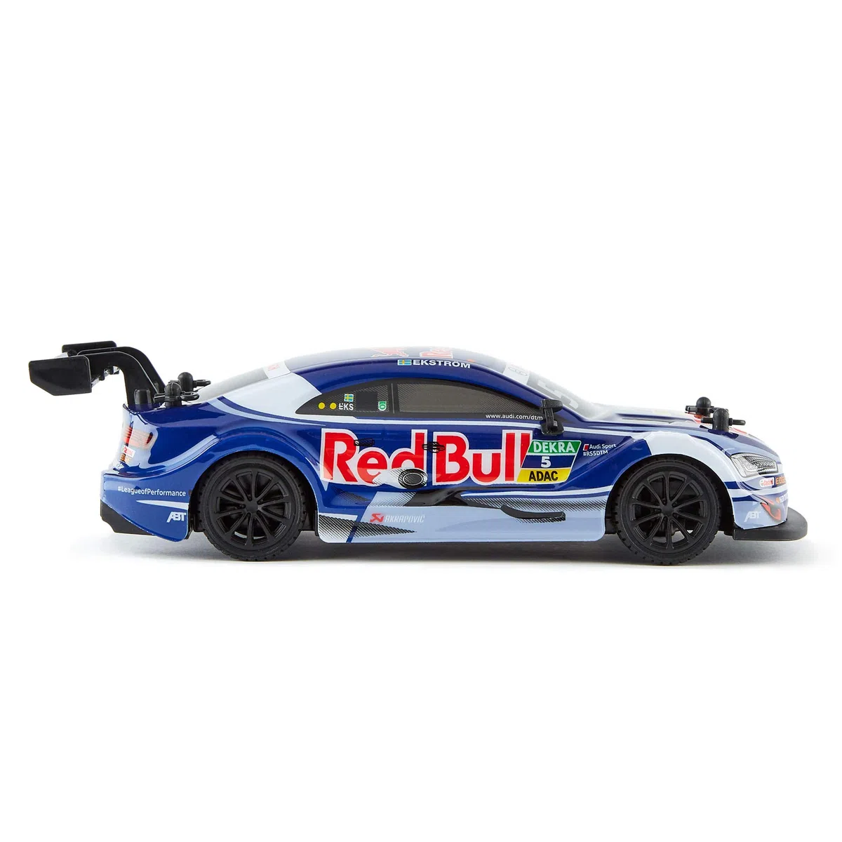 CMJ RC Cars Auto AUDI RS5 DTM con licenza ufficiale Telecomando Scala 1:24 2.4 Ghz Blu/Rosso Toro