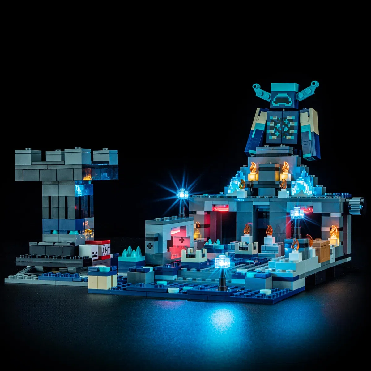BRIKSMAX Luci led per LEGO Minecraft The Deep Dark Battle 21246 - Kit Illuminazione per Modelli Lego 21246- Non Include Set Originale