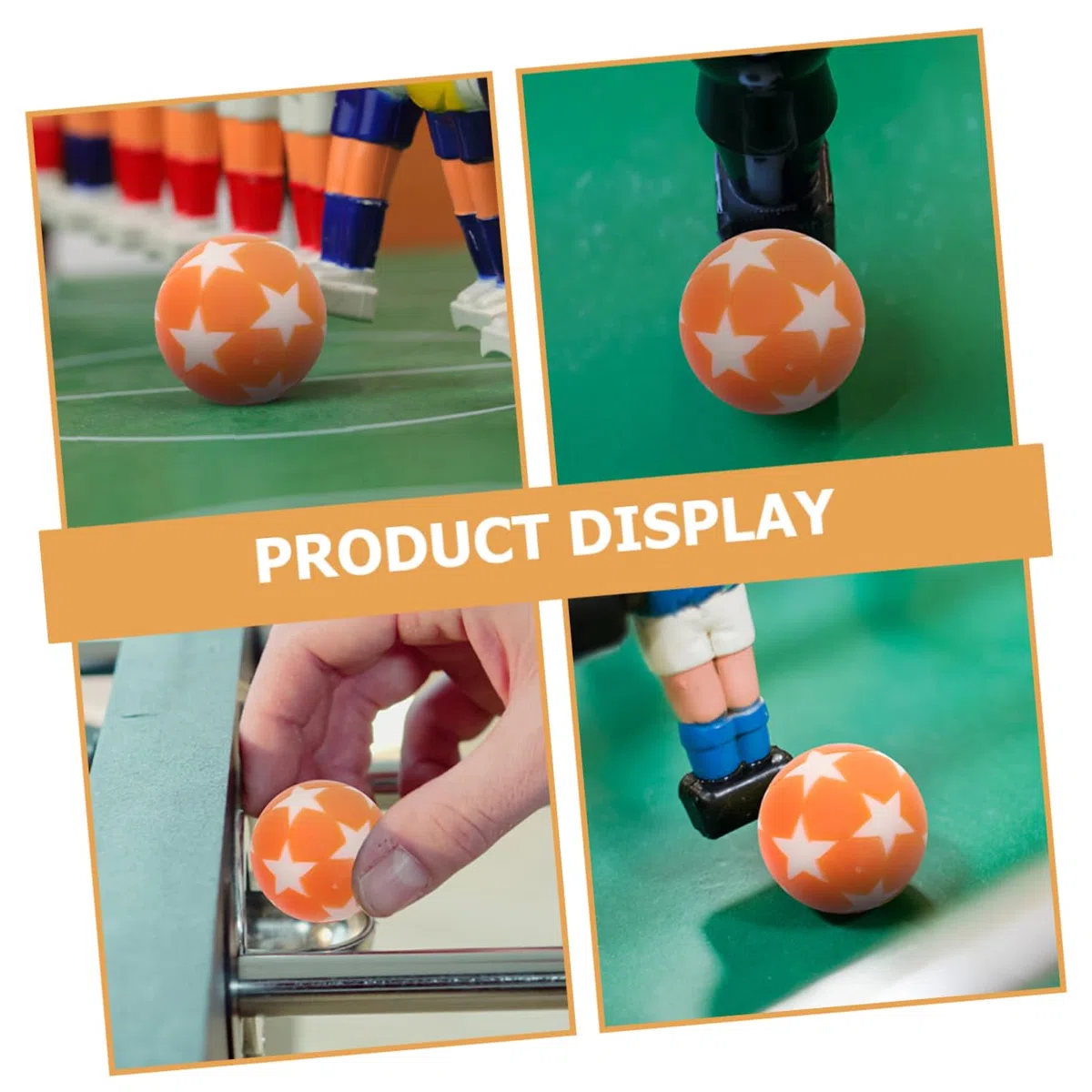 15pezzi Palline Per Calcio Balilla Arancioni E Bianche Sostituzioni Resistente Per Tavolo Da Calcio Accessori Per Giochi Da Tavolo Con Design E Lavorazione Fine