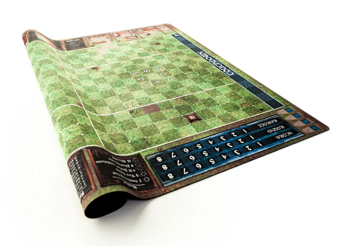 BB070 - Tappetino in gomma per giochi di combattimento, 90 x 70 cm
