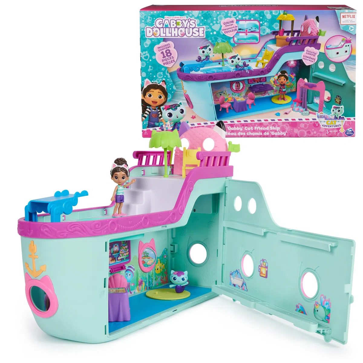 Gabby's Dollhouse - Cat-Tastic Cruise Ship (6066583)
